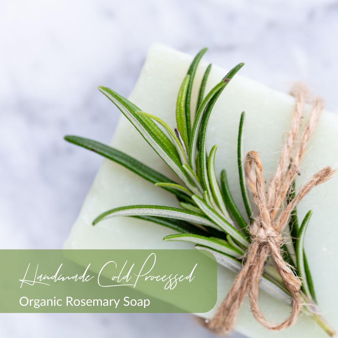 Handmade Cold Processed Organic Rosemary Soap