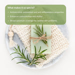 Load image into Gallery viewer, Benefit of Rosemary soap
