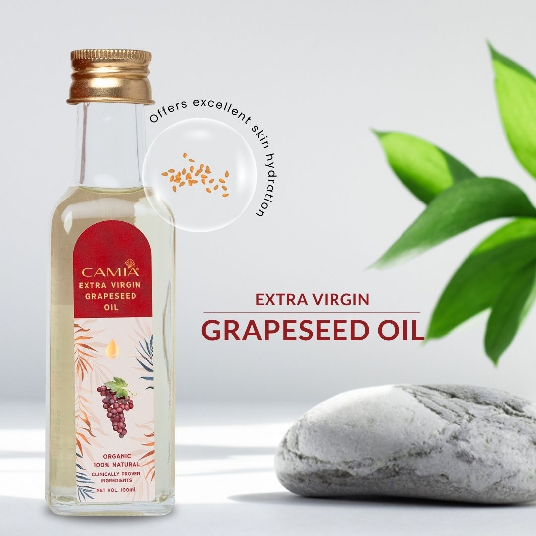 CAMIA Cold Pressed Extra Virgin Grapeseed OIL 100ML