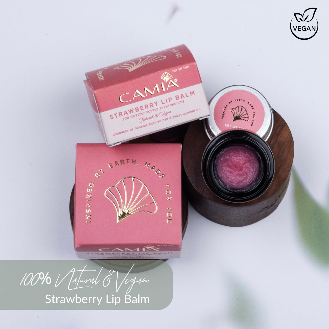 Natural Strawberry Lipbalm