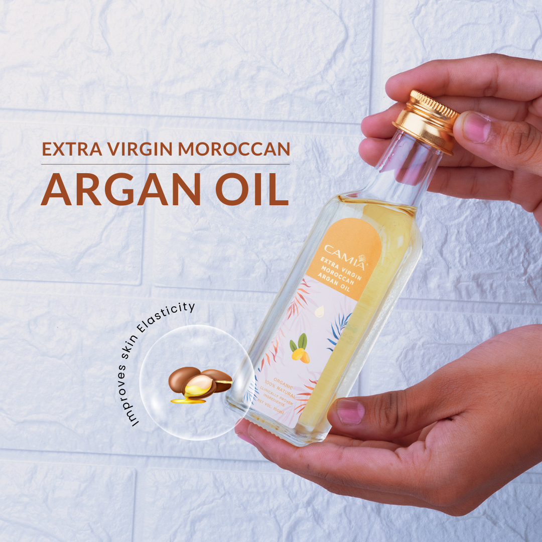 CAMIA Cold Pressed extra virgin Moroccan Argan OIL 100ML