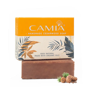CAMIA Handmade Cold Processed Organic Cedarwood Soap