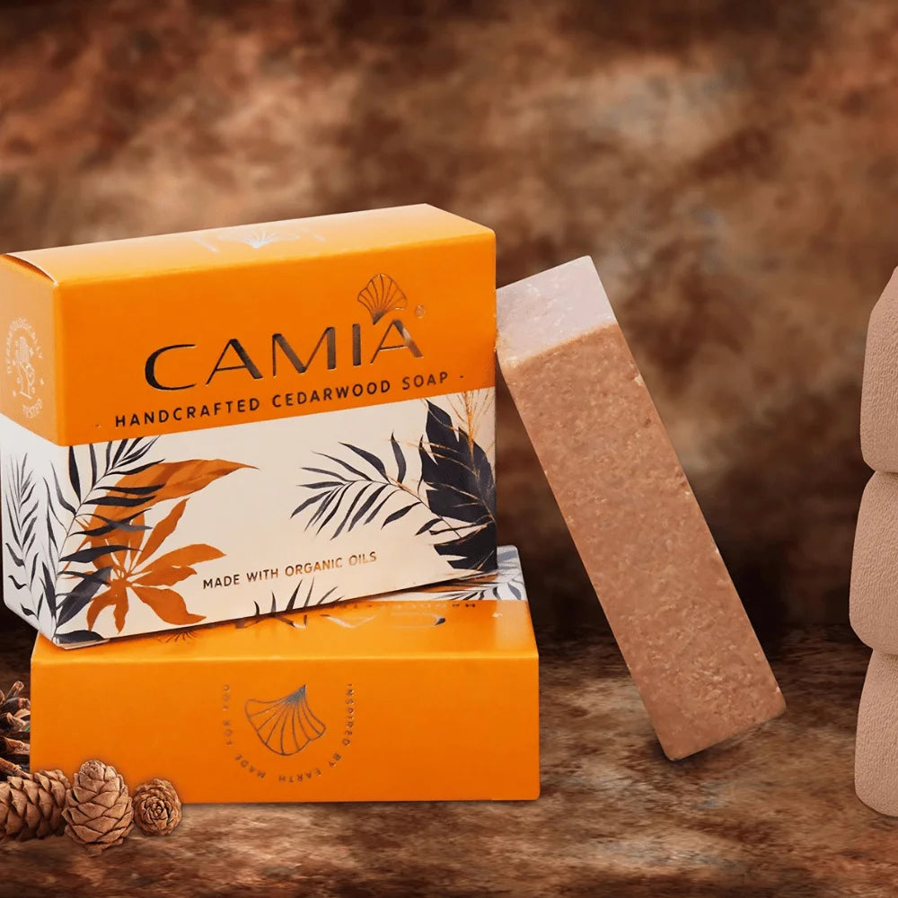 CAMIA Handmade Cold Processed Organic Cedarwood Soap