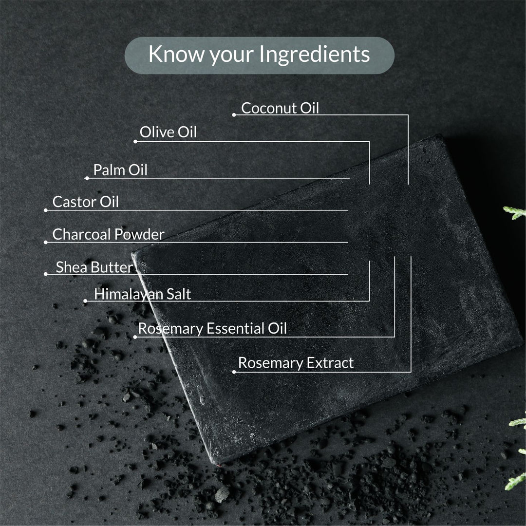 Handmade Cold Processed Luxury Organic Charcoal Soap