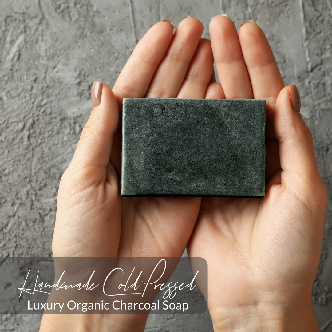 Handmade Cold Processed Luxury Organic Charcoal Soap