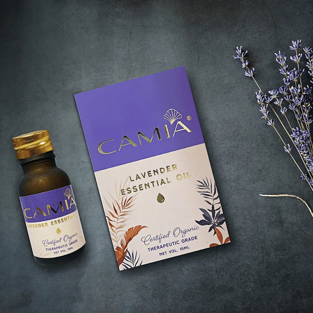 CAMIA 100% Certified Organic Lavender Essential Oil