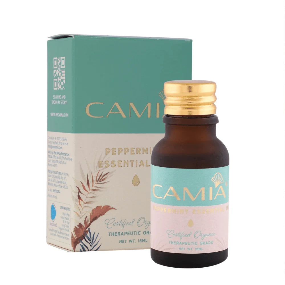CAMIA 100% Certified Organic Peppermint Essential Oil