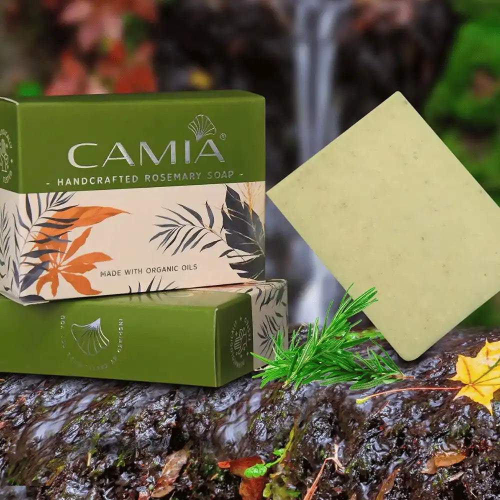 CAMIA Handmade Organic Cold Processed Rosemary Soap