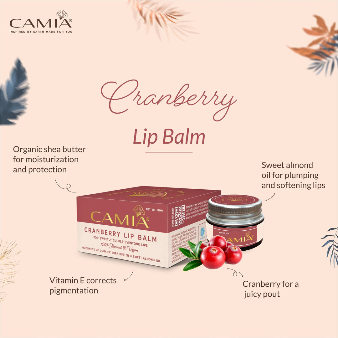 Natural Cranberry Lip Balm