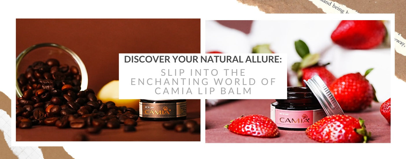 Slip into the enchanting world of CAMIA lip balm