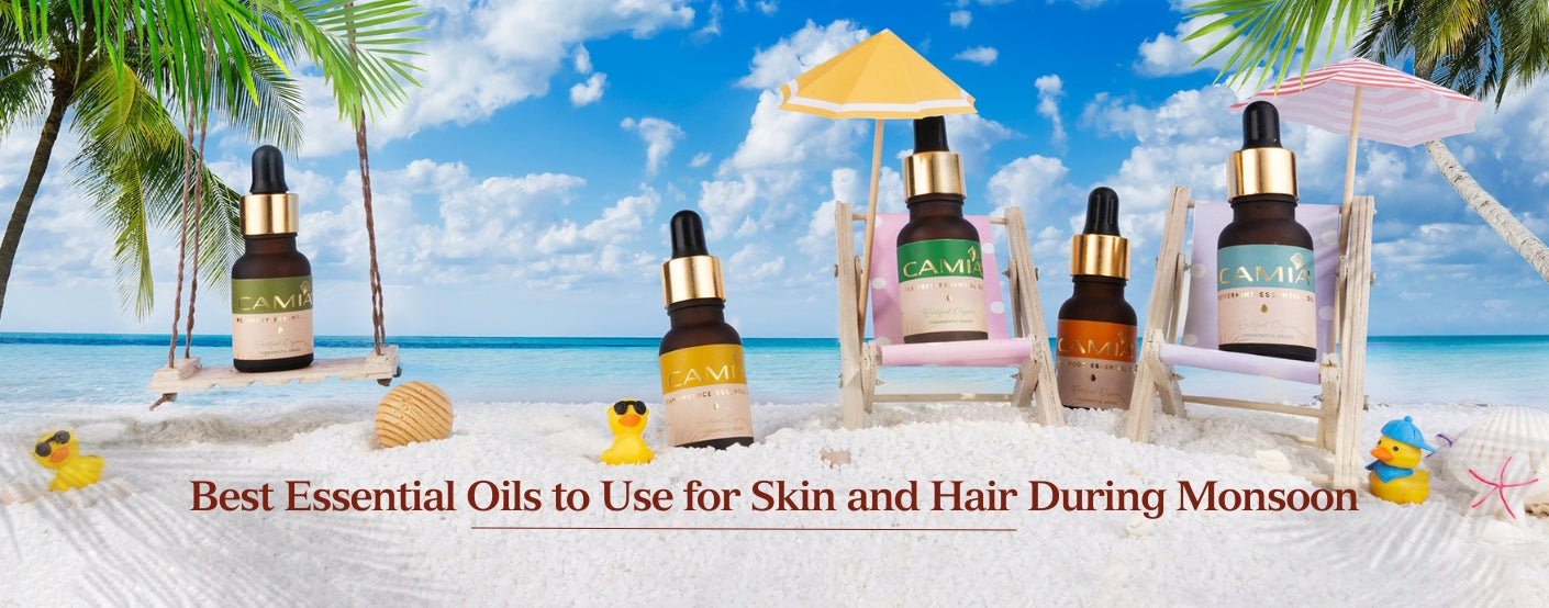 Best Essential Oils to Use for Skin and Hair During Monsoon