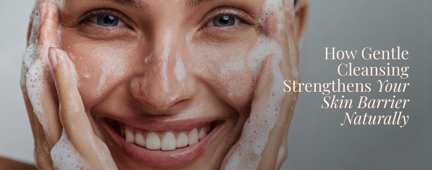 How Gentle Cleansing Strengthens Your Skin Barrier Naturally