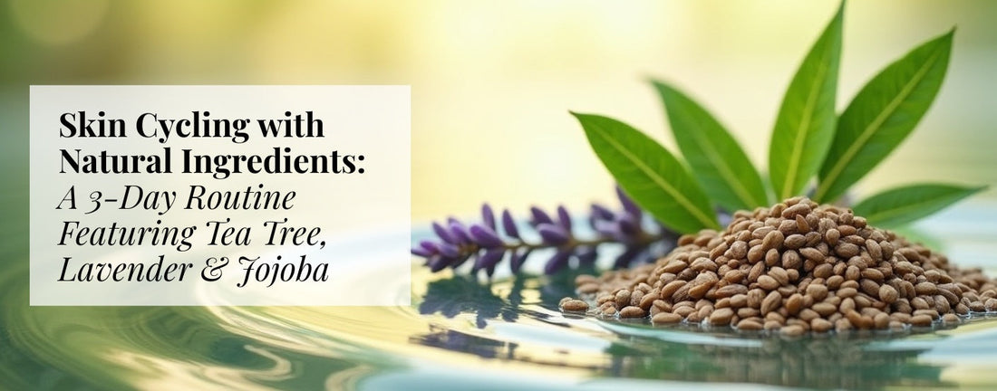 Skin cycling with natural ingredient 