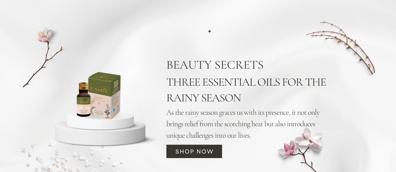 Beauty Secrets: Three Essential Oils for the Rainy Season