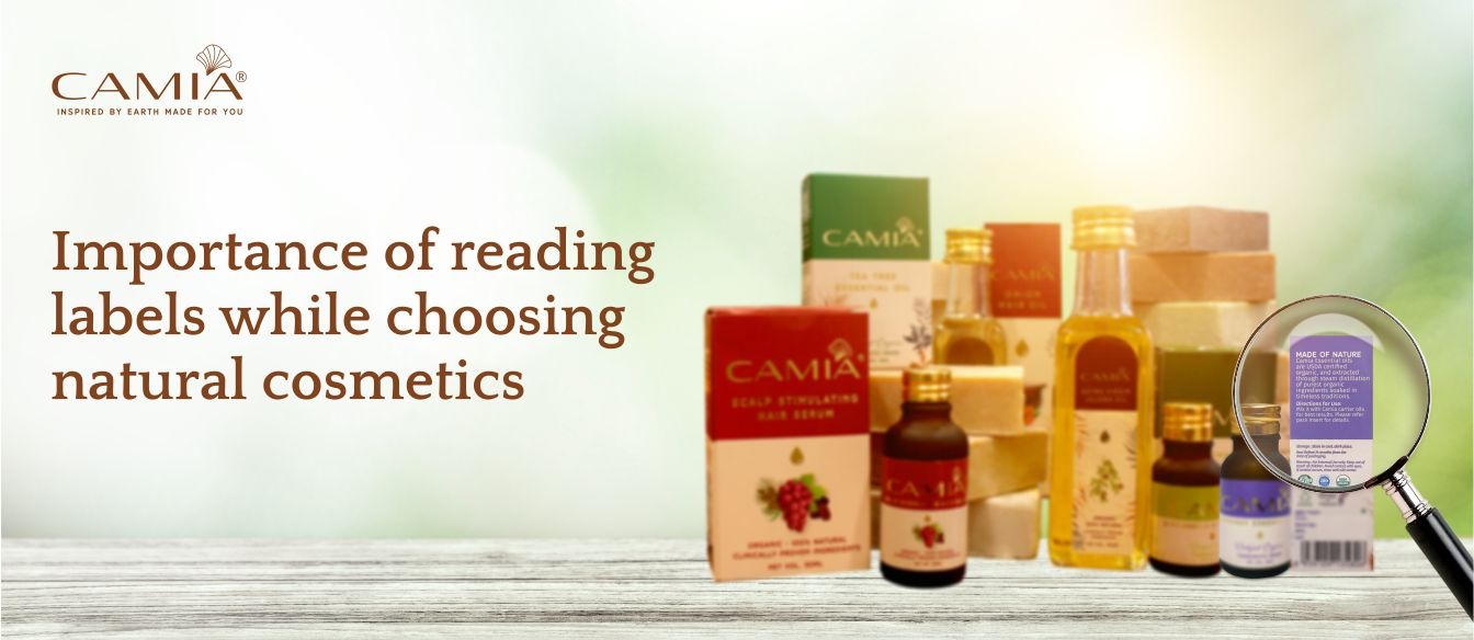 Importance of reading labels while choosing natural cosmetics