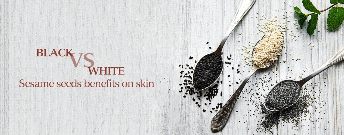 black vs white sesame
