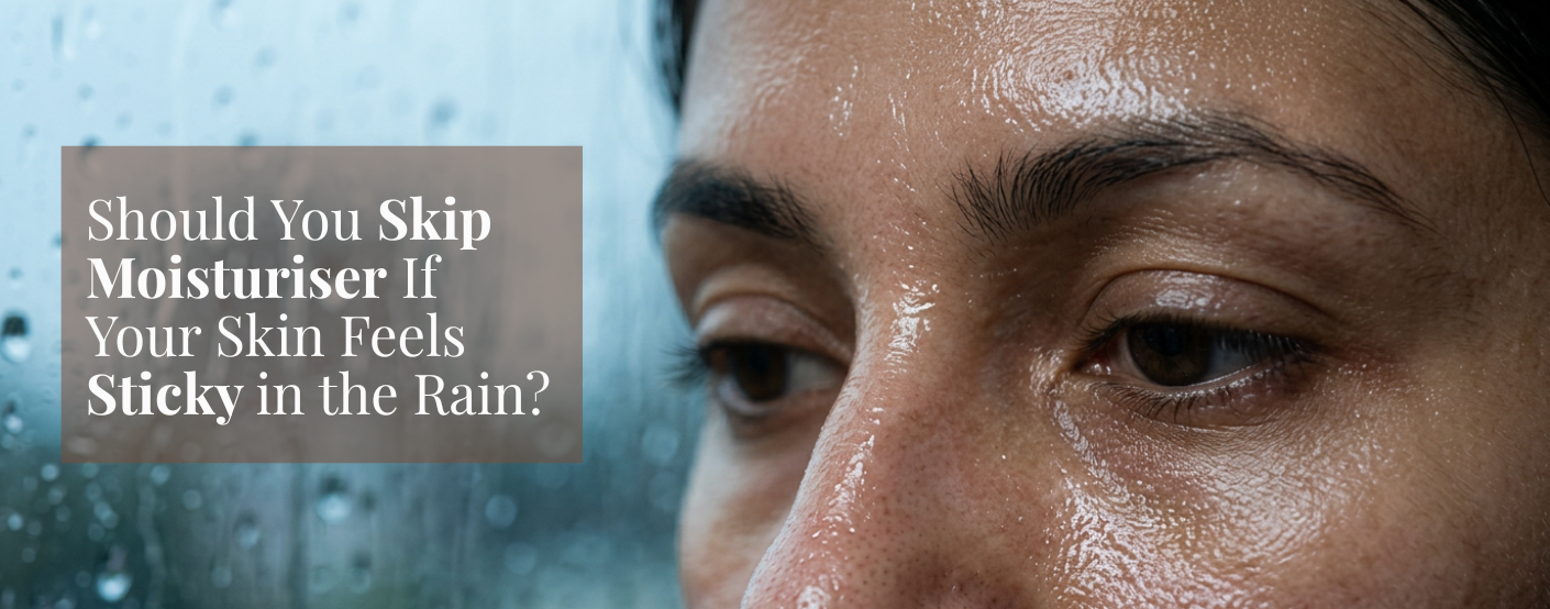 Should You Skip Moisturiser If Your Skin Feels Sticky in the Rain?