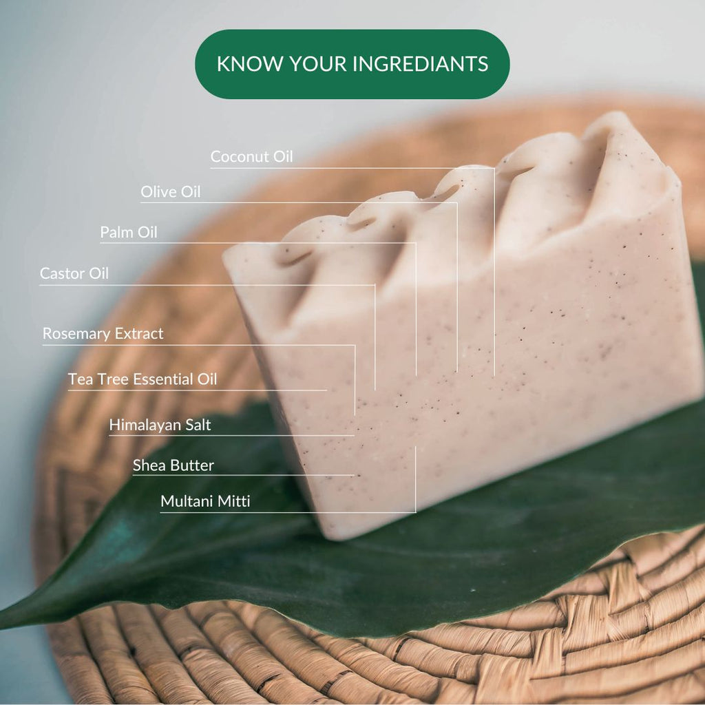 Ingredient of Tea tree soap