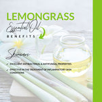 Load image into Gallery viewer, Lemongrass Essential Oil For Skin &amp; Hair
