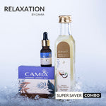 Load image into Gallery viewer, Relaxation Super Saver Combo - Coconut Oil, Lavender Soap &amp; Oil
