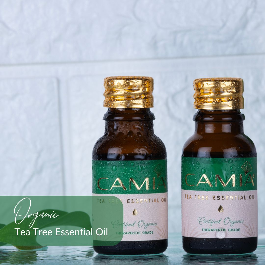 Organic Tea Tree Essential Oil For Acne & Boils