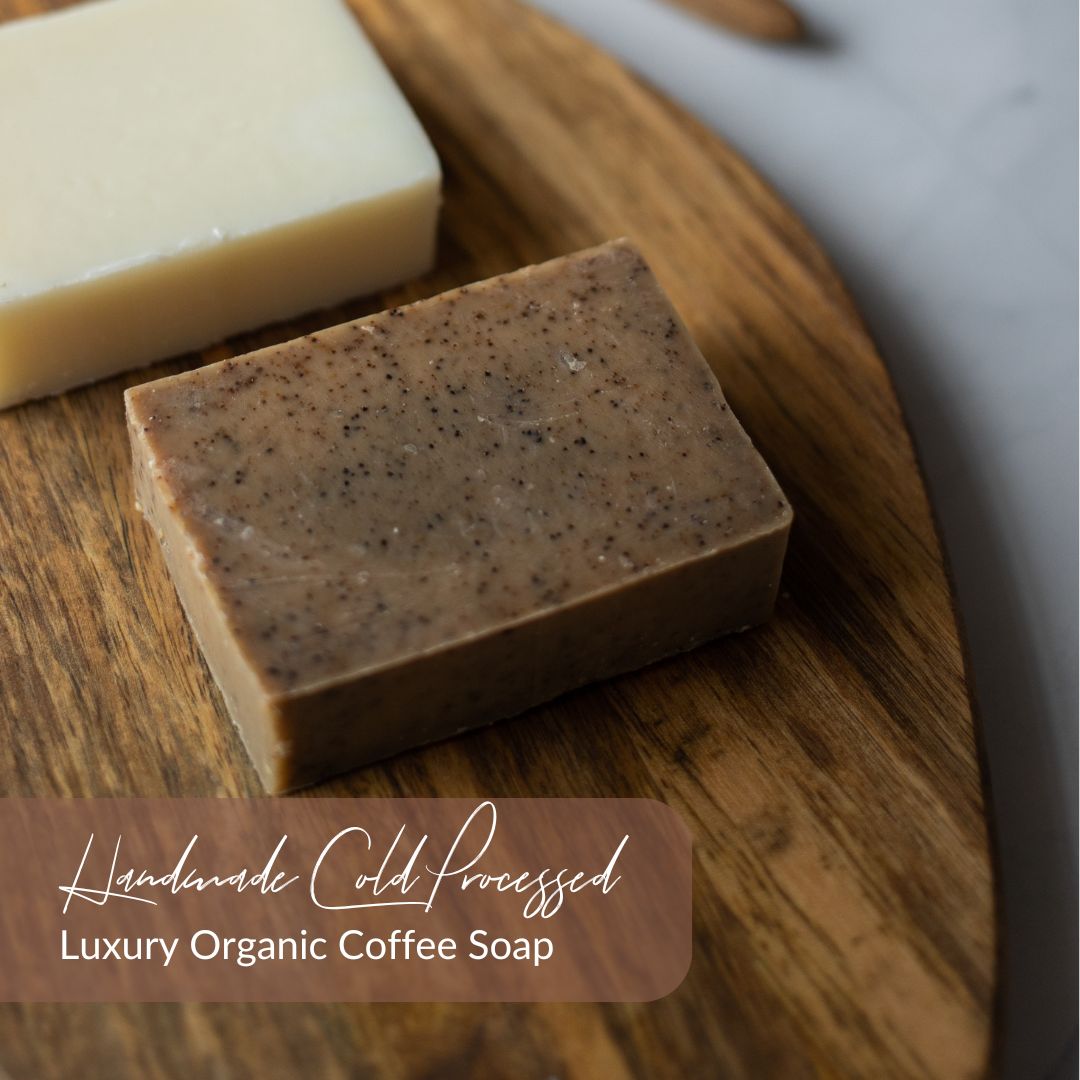 Handmade Cold Processed Luxury Organic Coffee Soap
