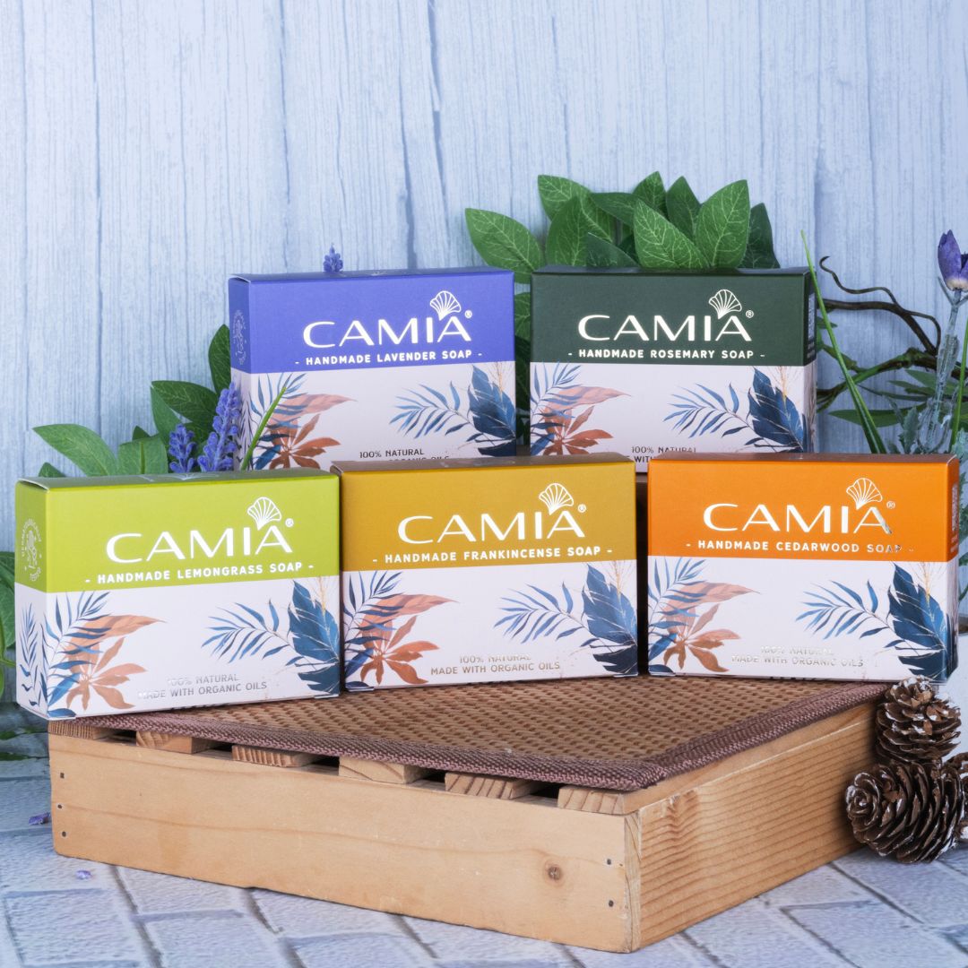 Natural Handmade Luxury Soaps - Pack of 5