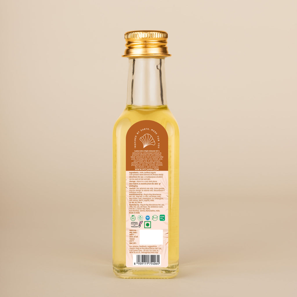 Cold Pressed Almond Oil Extra Virgin