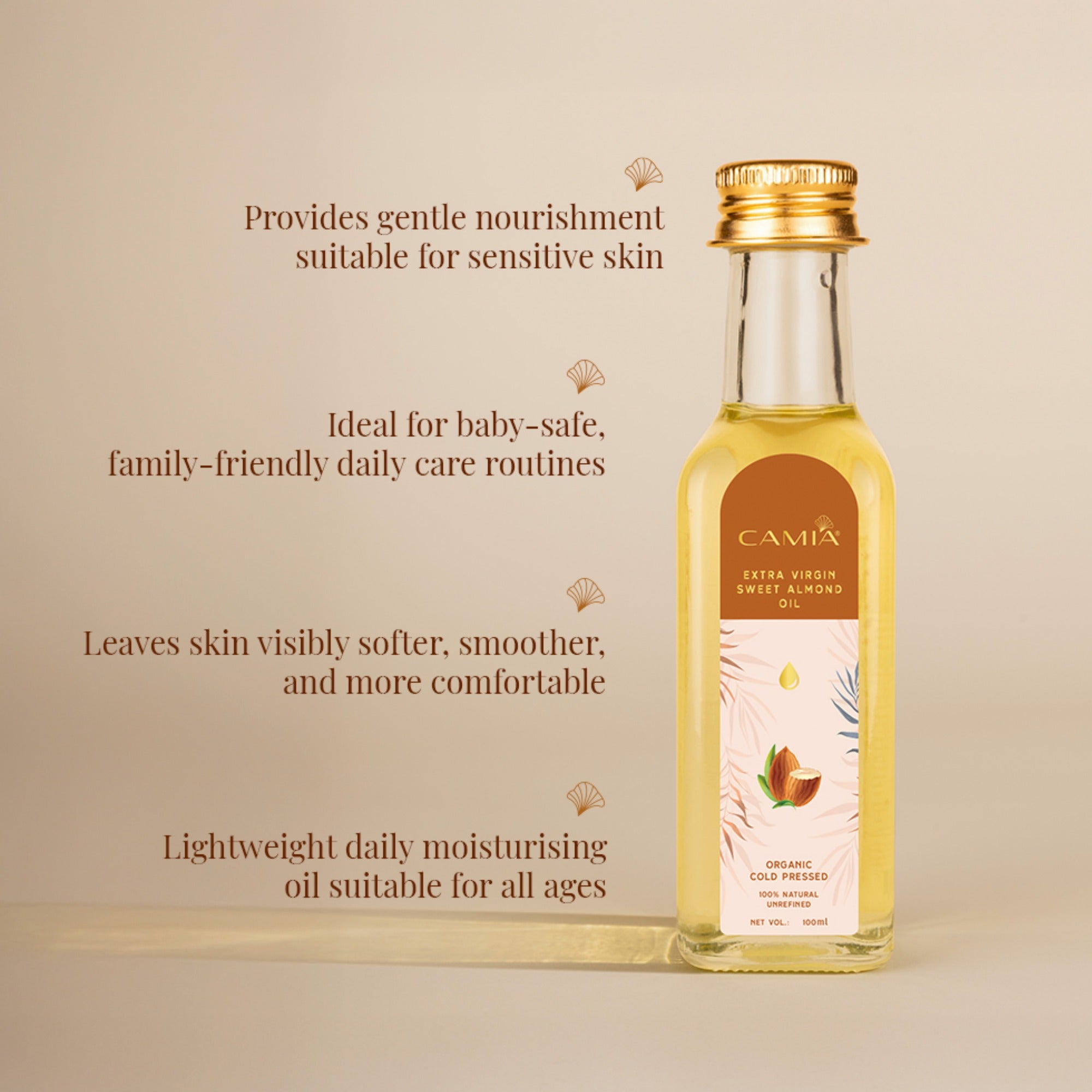 Cold Pressed Almond Oil Extra Virgin