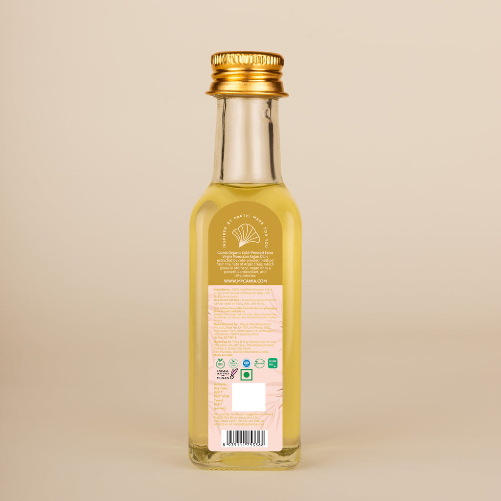 Cold Pressed Moroccan Argan Oil Extra Virgin