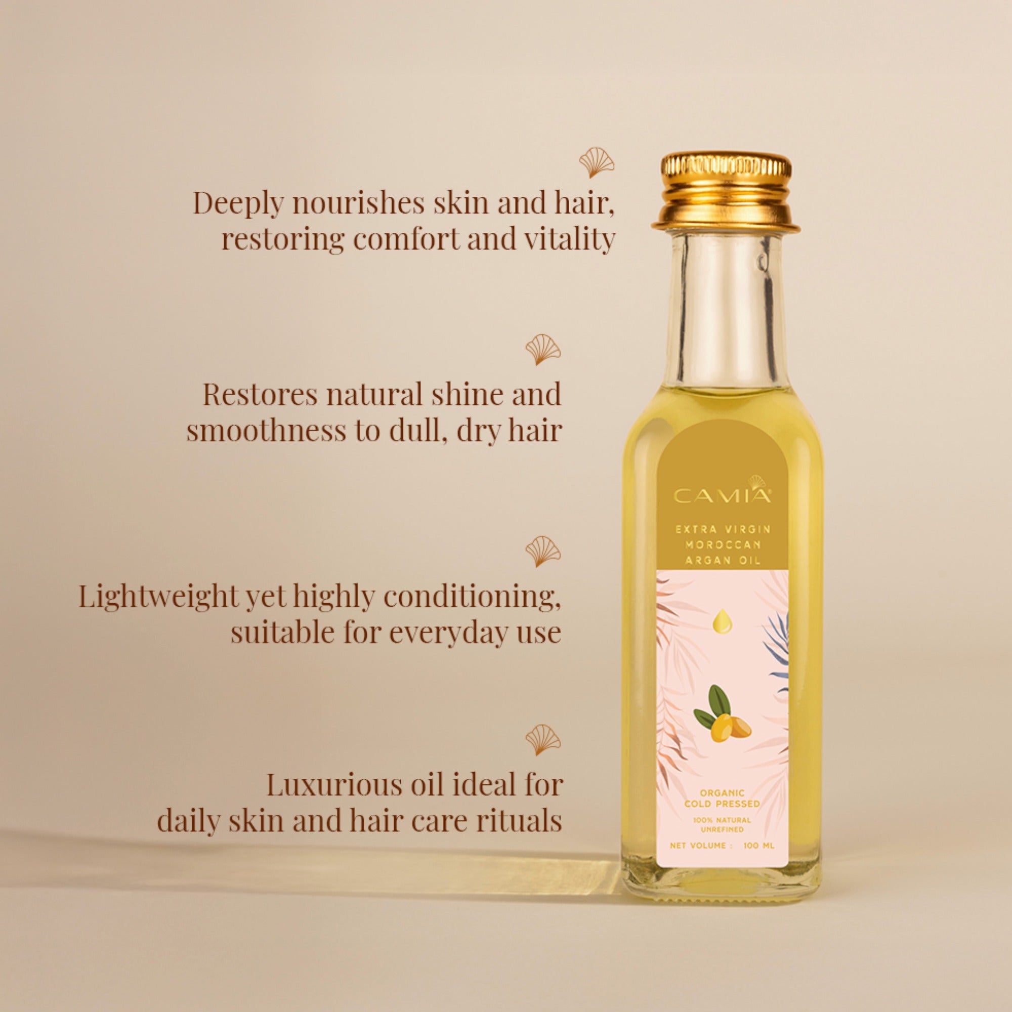 Strong & Hydrated Hair Kit by Camia - Argan Oil & Rosemary Essential Oil
