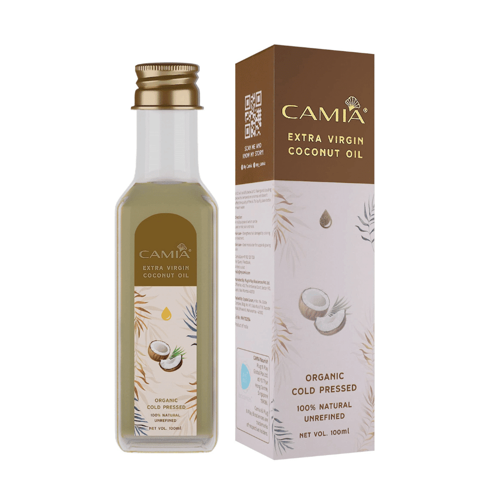 Buy 2 Get 1 Free - CAMIA Cold Pressed Extra Virgin Coconut Oil 100mL