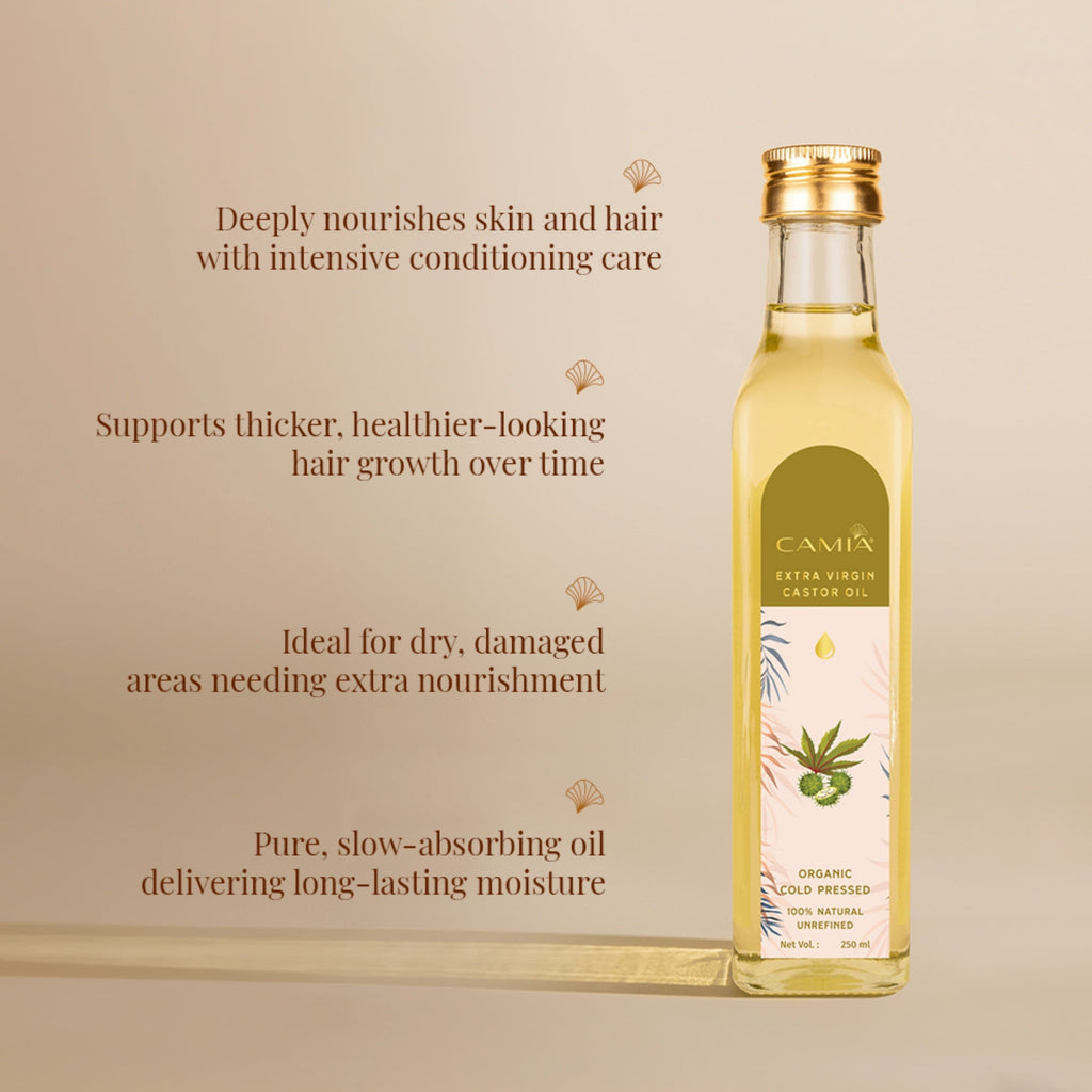 Cold Pressed Castor Oil Extra Virgin 250ML - Pack of 4