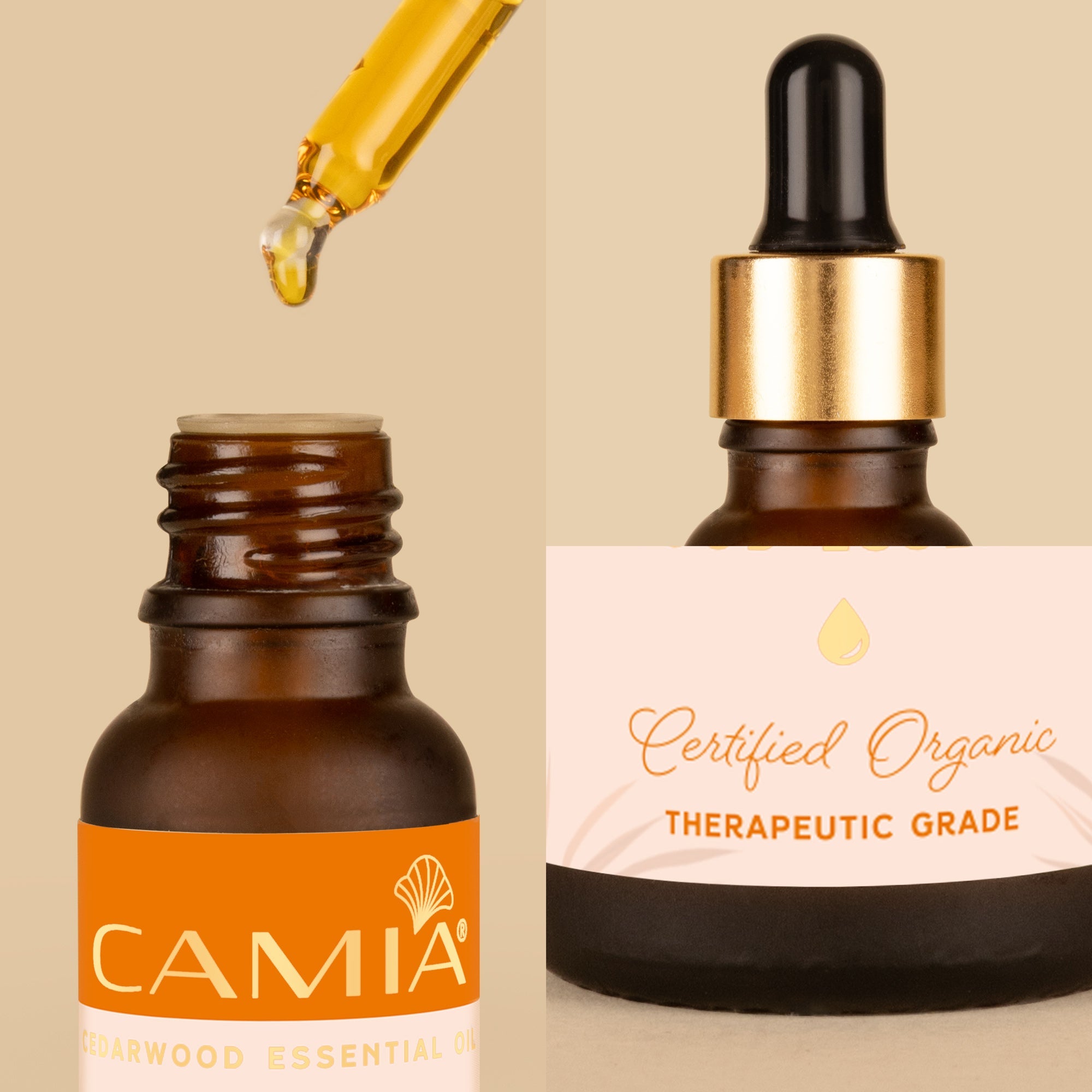 Cedarwood Essential Oil | For Hair Lustre & Shine | CAMIA