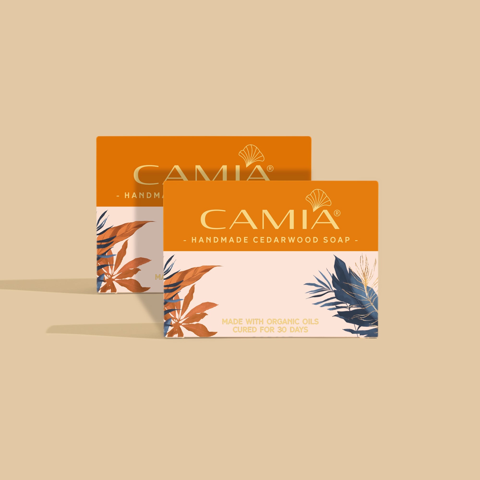 Handmade Cold Processed Organic Cedarwood Soap