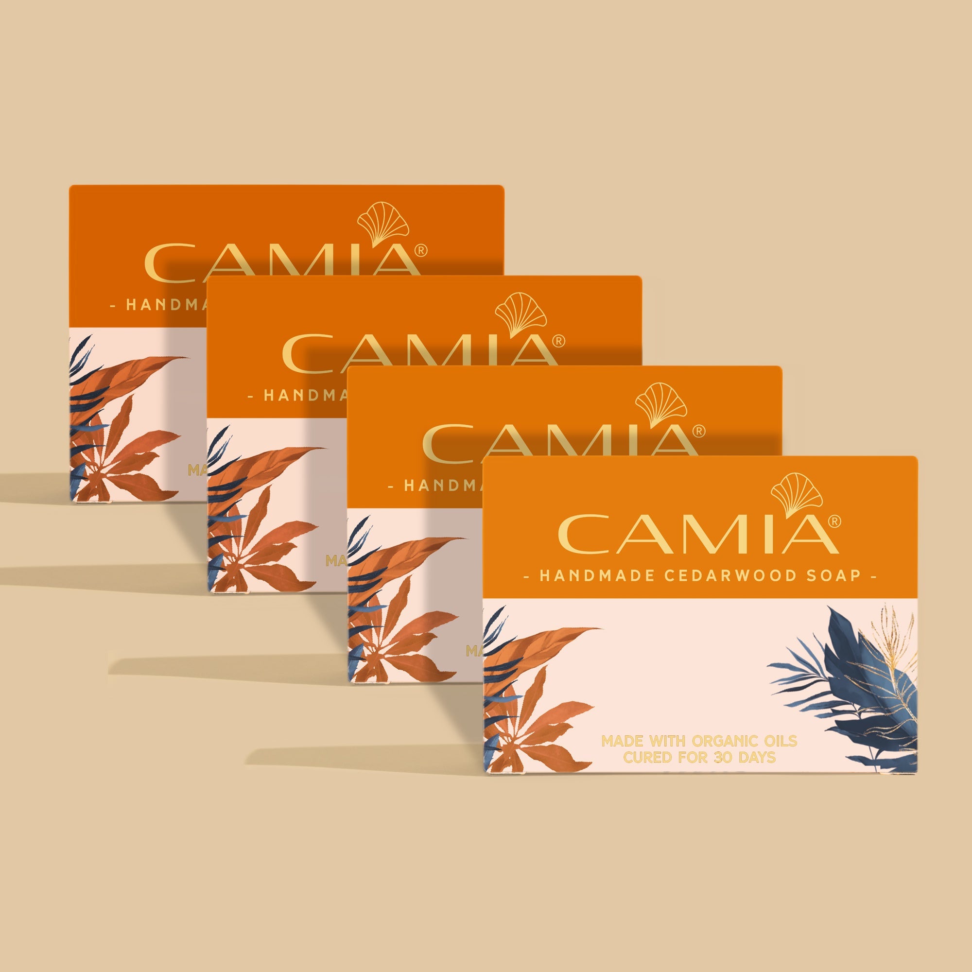 Handmade Cold Processed Organic Cedarwood Soap
