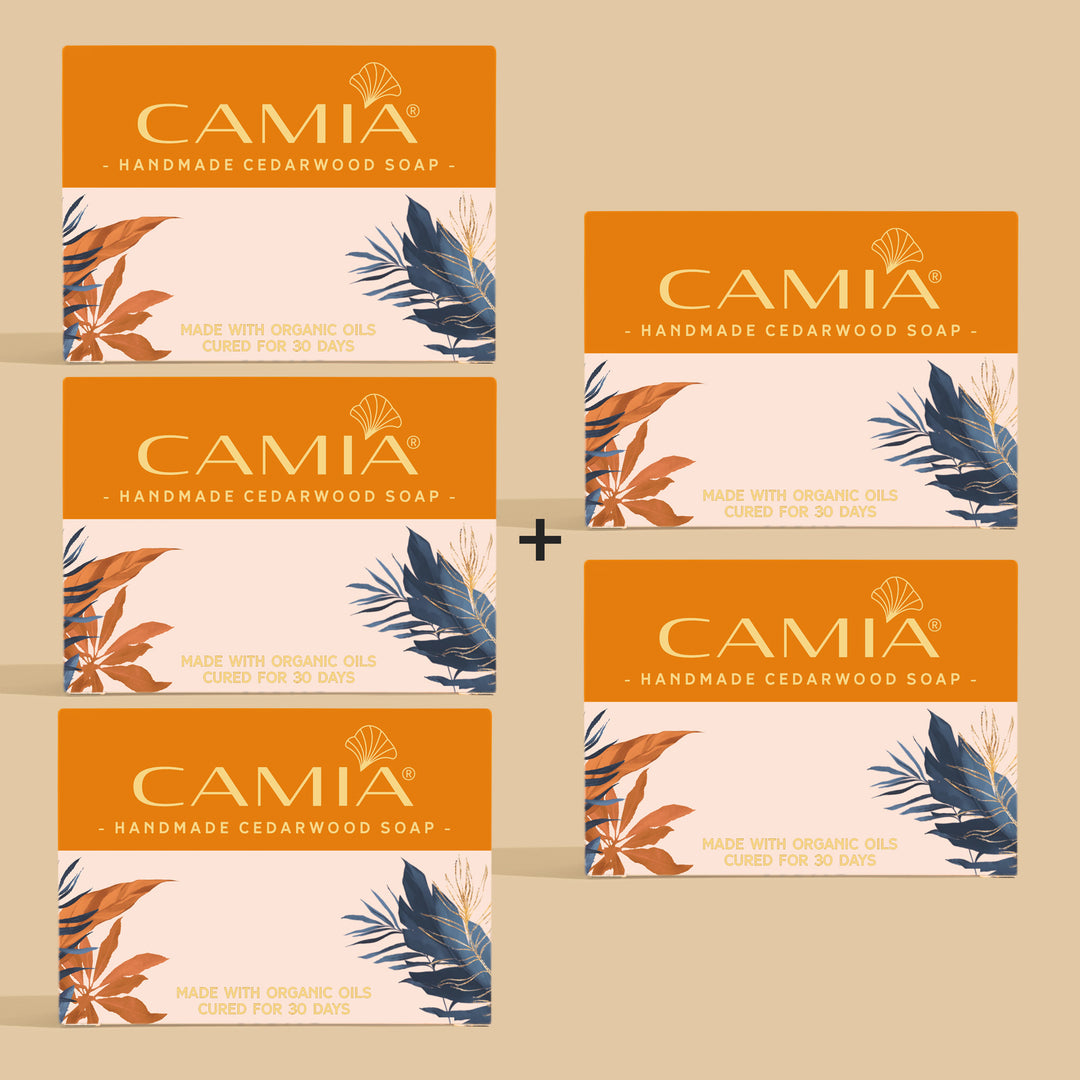 Handmade Cold Processed Organic Cedarwood Soap