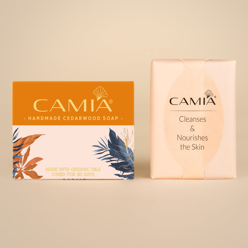 Handmade Cold Processed Organic Cedarwood Soap