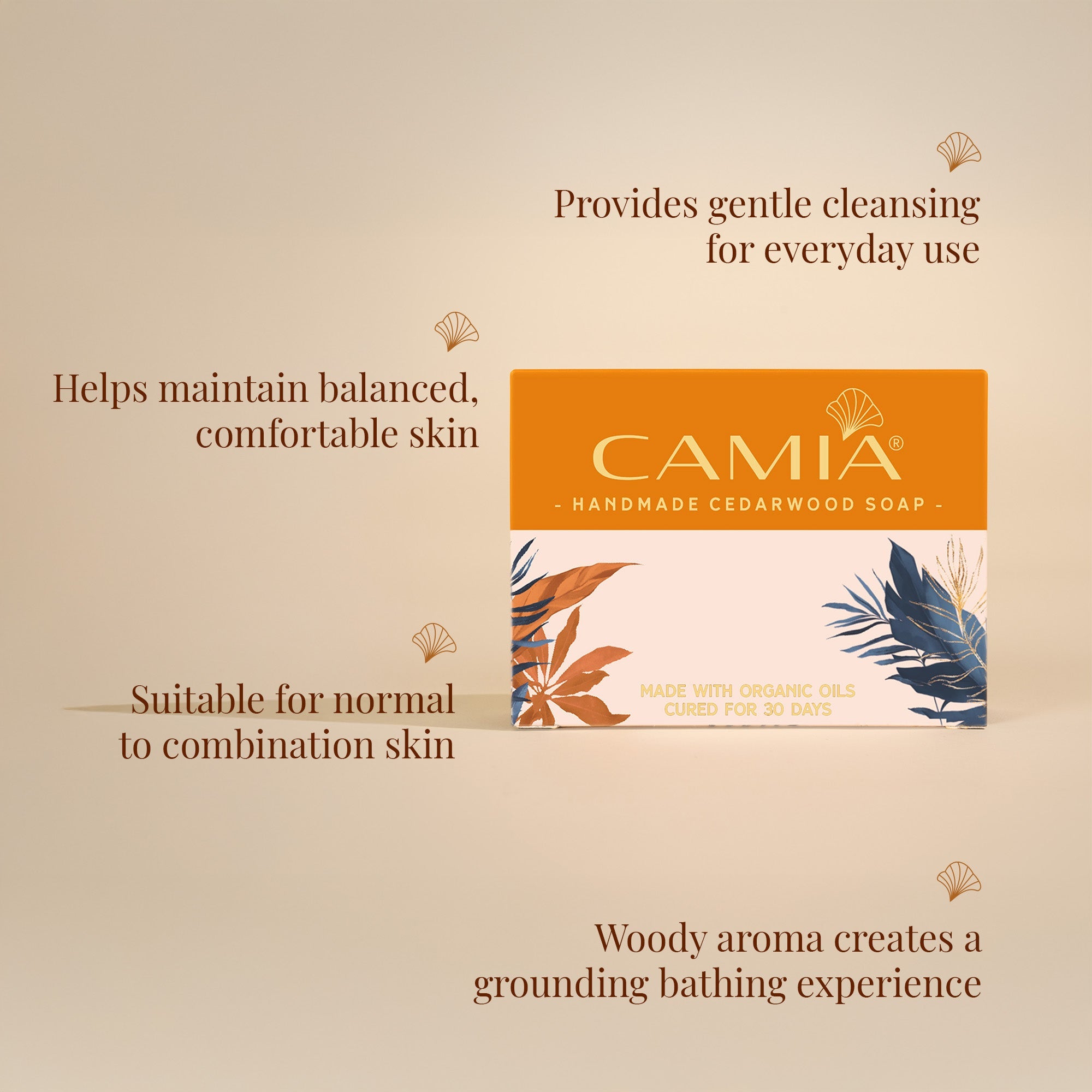 Skin Rejuvenation - Lemongrass, Cedarwood, Frankincense Soaps
