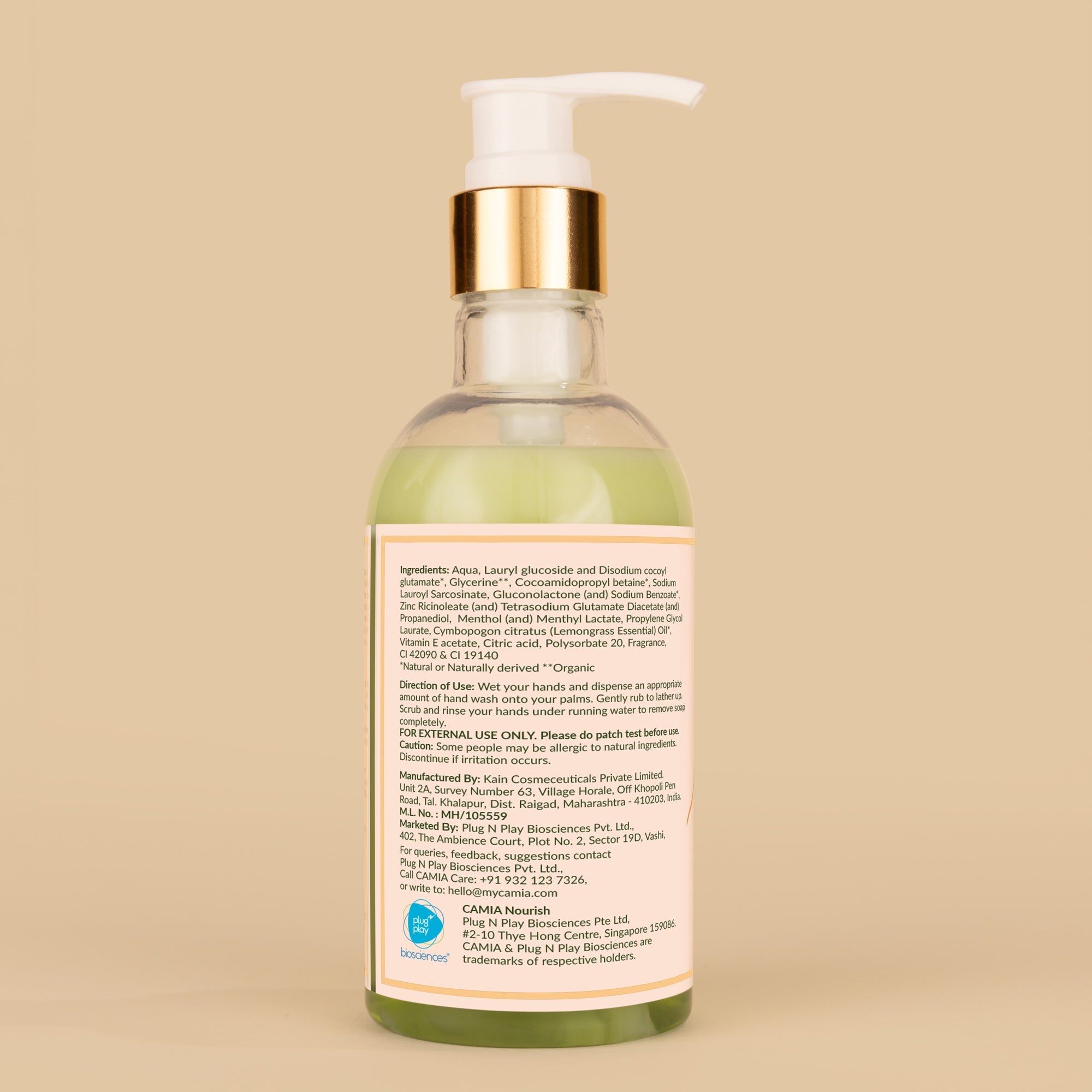 CAMIA Citrus Fresh Hand Wash | 250ML