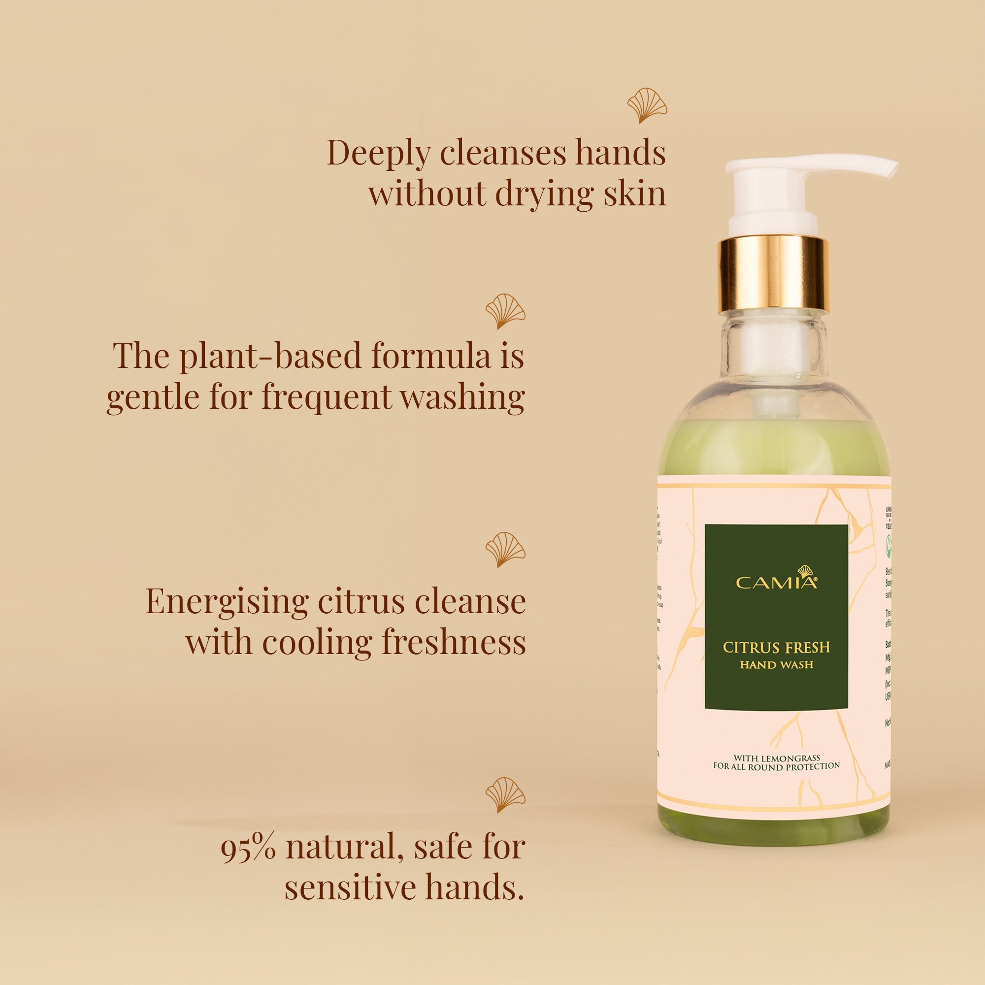 CAMIA Citrus Fresh Hand Wash | 250ML