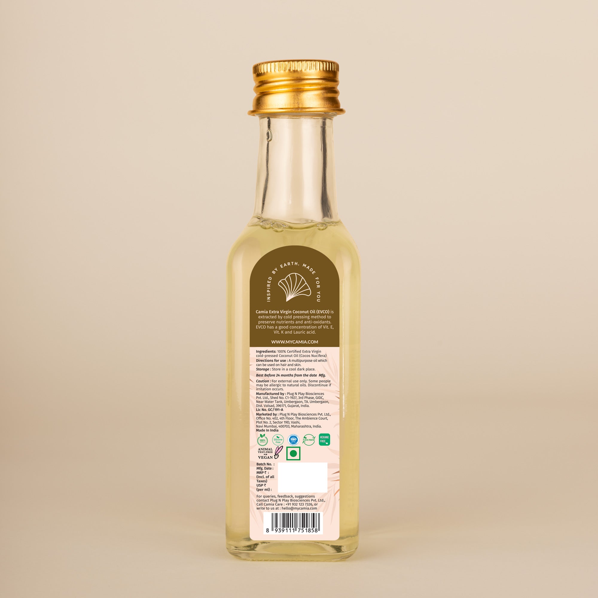 Cold Pressed Coconut Oil Extra Virgin