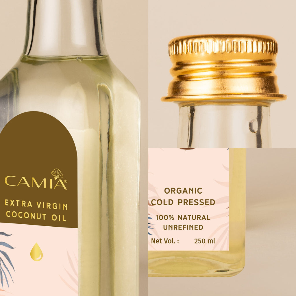 Cold Pressed Coconut Oil Extra Virgin 250ML - Pack of 3