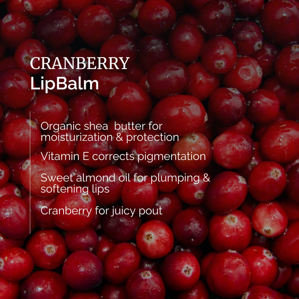 Natural Cranberry Lip Balm