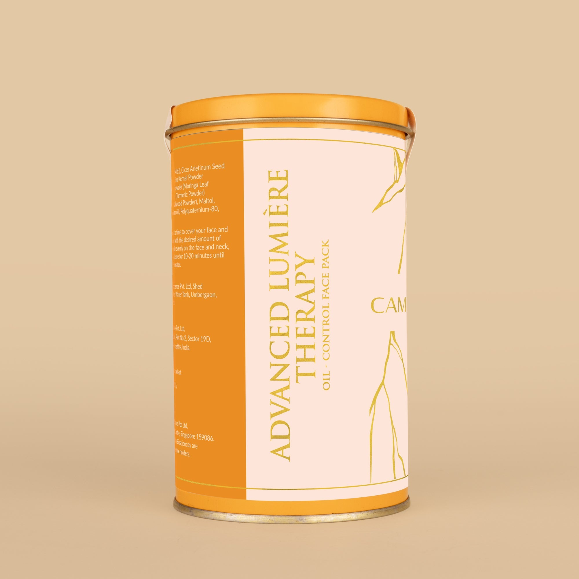 Sandalwood & Saffron Face Pack | For Bright & Glowing Skin | CAMIA