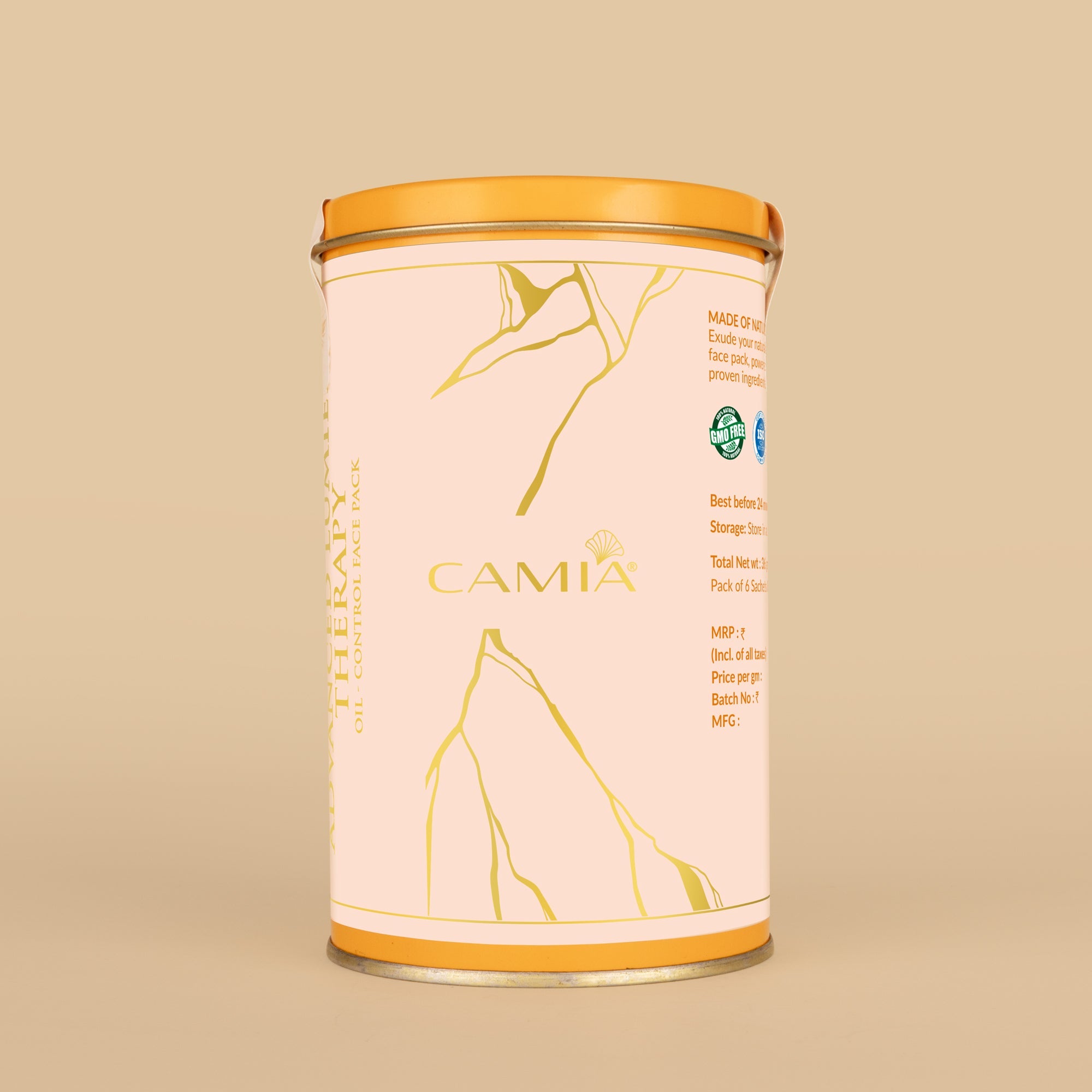 Sandalwood & Saffron Face Pack | For Bright & Glowing Skin | CAMIA