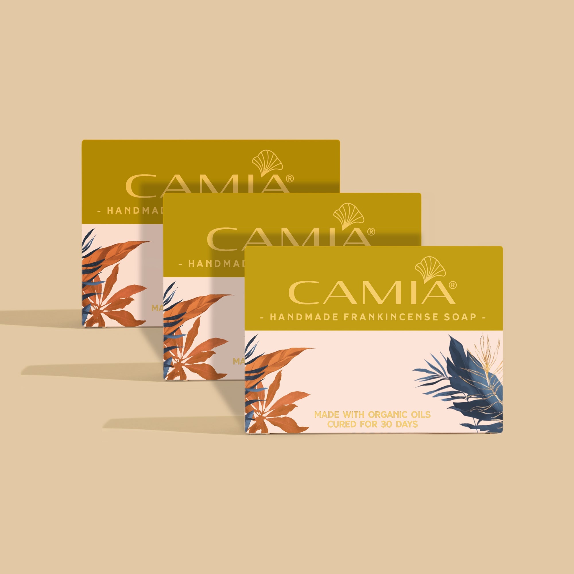 Handmade Cold Processed Organic Frankincense Soap