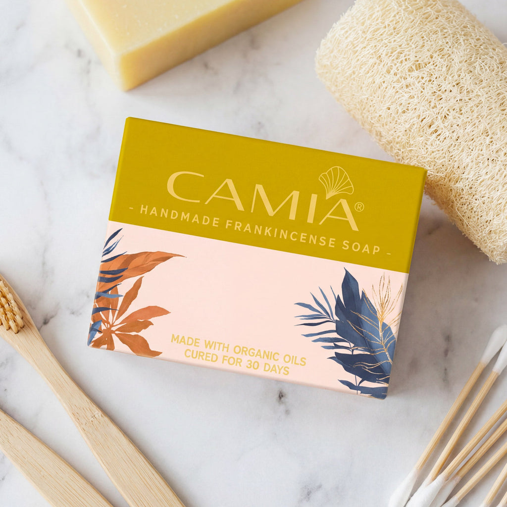Handmade Cold Processed Organic Frankincense Soap