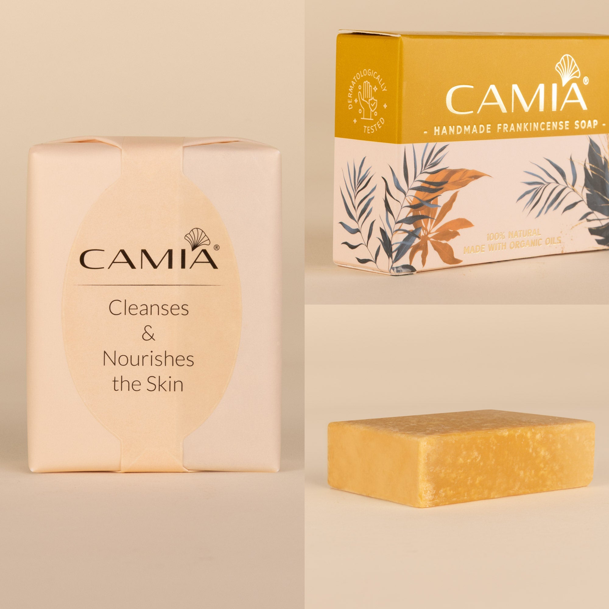 Handmade Cold Processed Organic Frankincense Soap