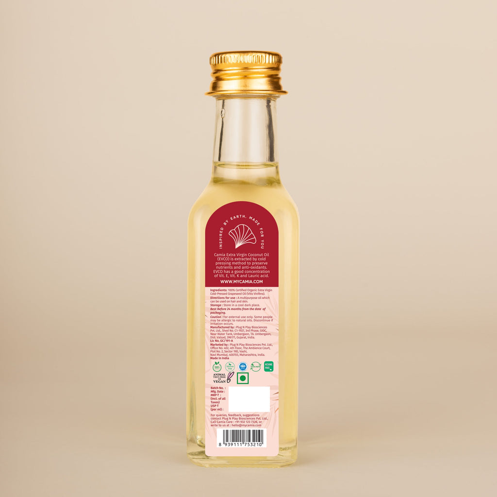 Cold Pressed Grapeseed Oil Extra Virgin
